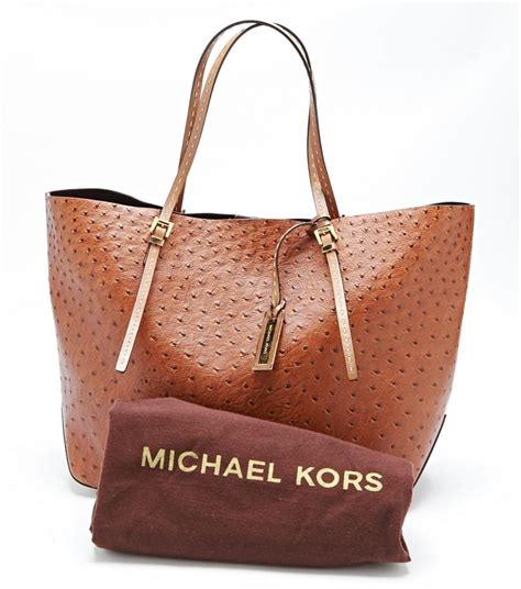 michael kors ostrich embossed tote|michael kors ostrich purses.